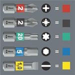 Wera Bit für Innensechskantschrauben, Sechskant, 4 mm, 25mm (05056684001)