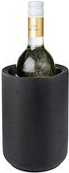 APS Flaschenkühler ELEMENT BLACK, Beton, schwarz mit möbelschonender Unterseite, Innendurchmesser: 100 mm, - 1 Stück (36099)