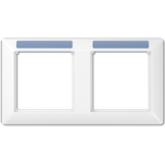 JUNG AS 5820 BF INA WW. Produktfarbe: Weiß, Markenkompatibilität: JUNG, Material: Thermoplast. Breite: 80,5 mm, Höhe: 151,5 mm (AS5820BFINAWW)