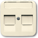Busch Jaeger 1753-0-8022 Wandplatte/Schalterabdeckung Elfenbein (1753-0-8022)