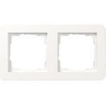 GIRA Abdeckrahmen 0212150 2f E1 Reinweiß glaenzend (0212150)