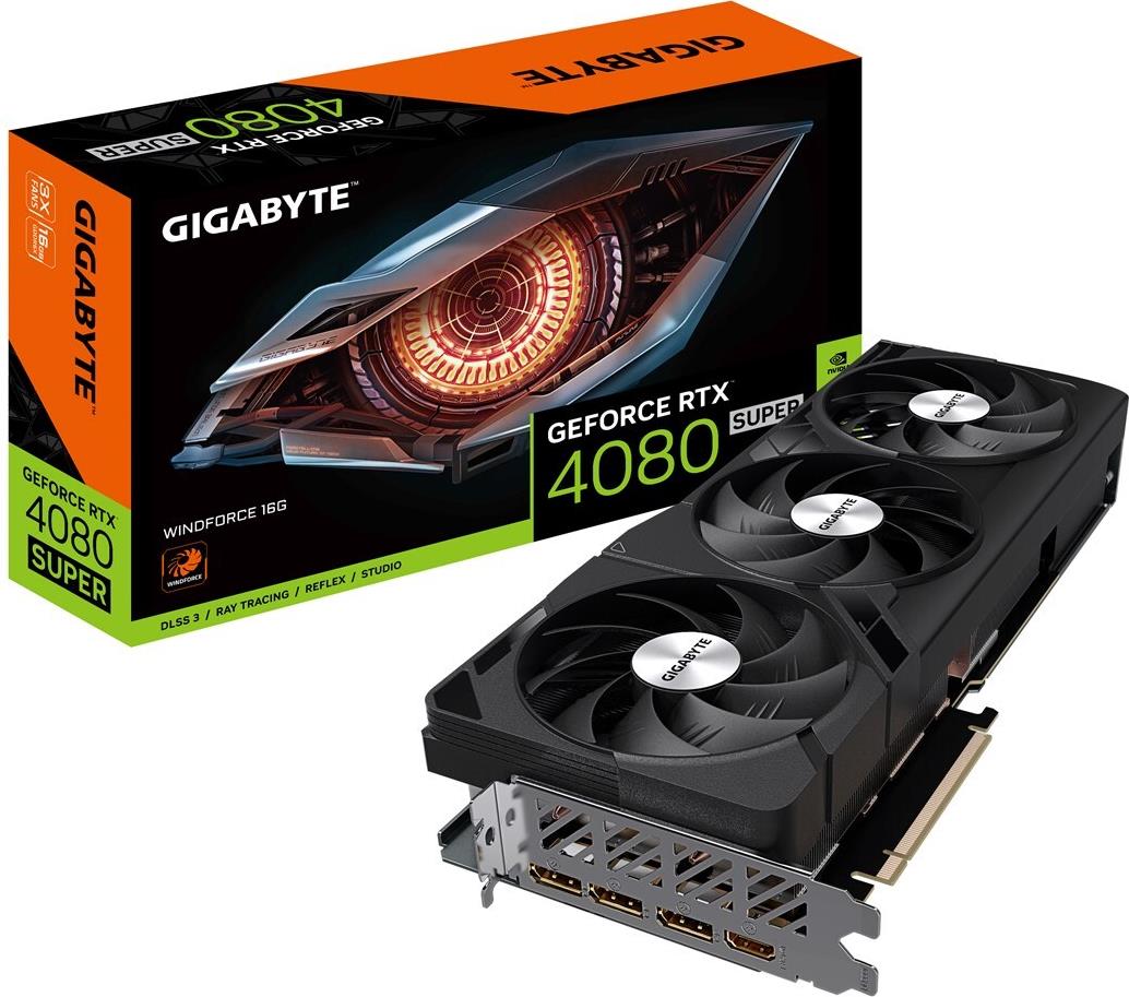 Gigabyte GeForce RTX 4080 SUPER WINDFORCE 16G (GV-N408SWF3-16GD)