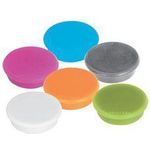 FRANKEN Haftmagnet MagFun, Durchmesser: 32 mm, hellblau Haftkraft: 0,8 kg, rund, Kunststoffkappe, Magnet lackiert - 1 Stück (HML30 18)