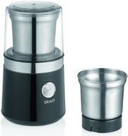 Graef CM102EU CoffeeKitchen Kaffeemühle schwarz / edelstahl (CM102EU)