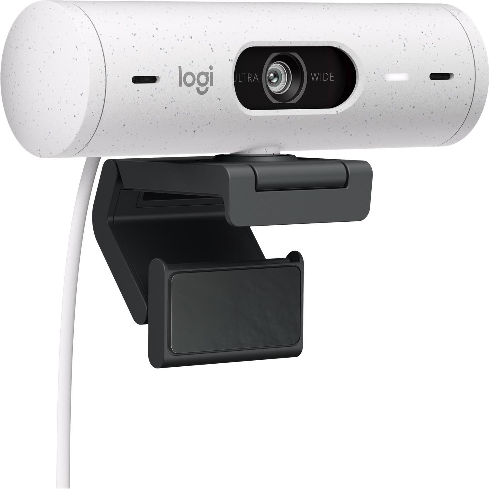 Logitech BRIO 500 Webcam Full HD 1920 x 1080 USB-C Off-White