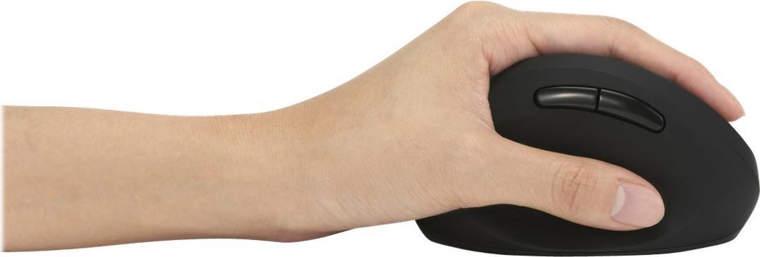 Kensington Pro Fit Ergo Wireless Maus Vertikal für Linkshänder Schwarz