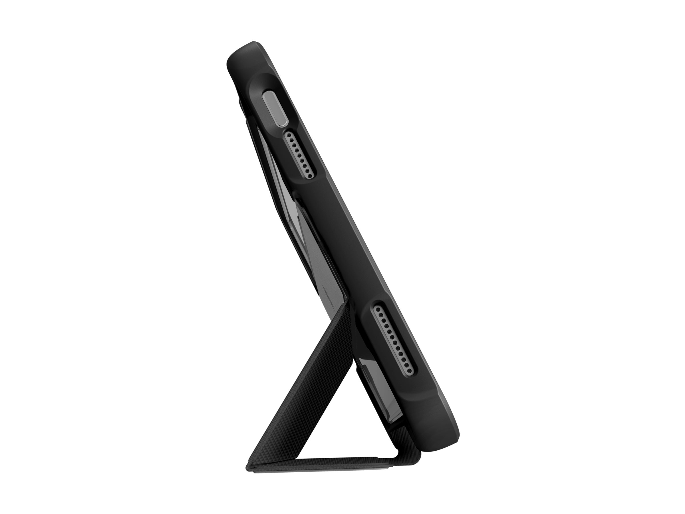 STM dux Ultra Flip-Hülle für Apple iPad 11" Schwarz, Transparent