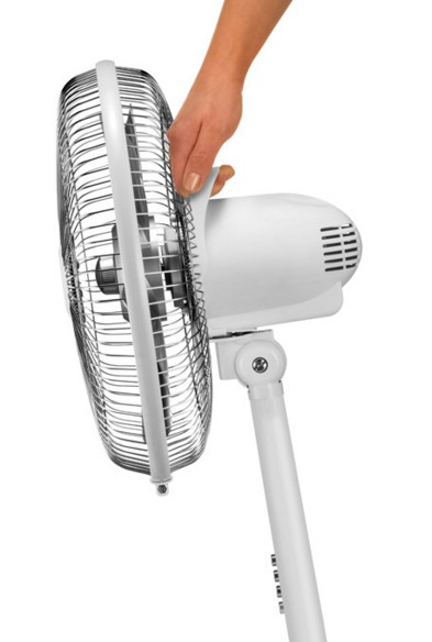 Unold Silverline 86820 Standventilator 40 cm 50 W Silber, Weiß