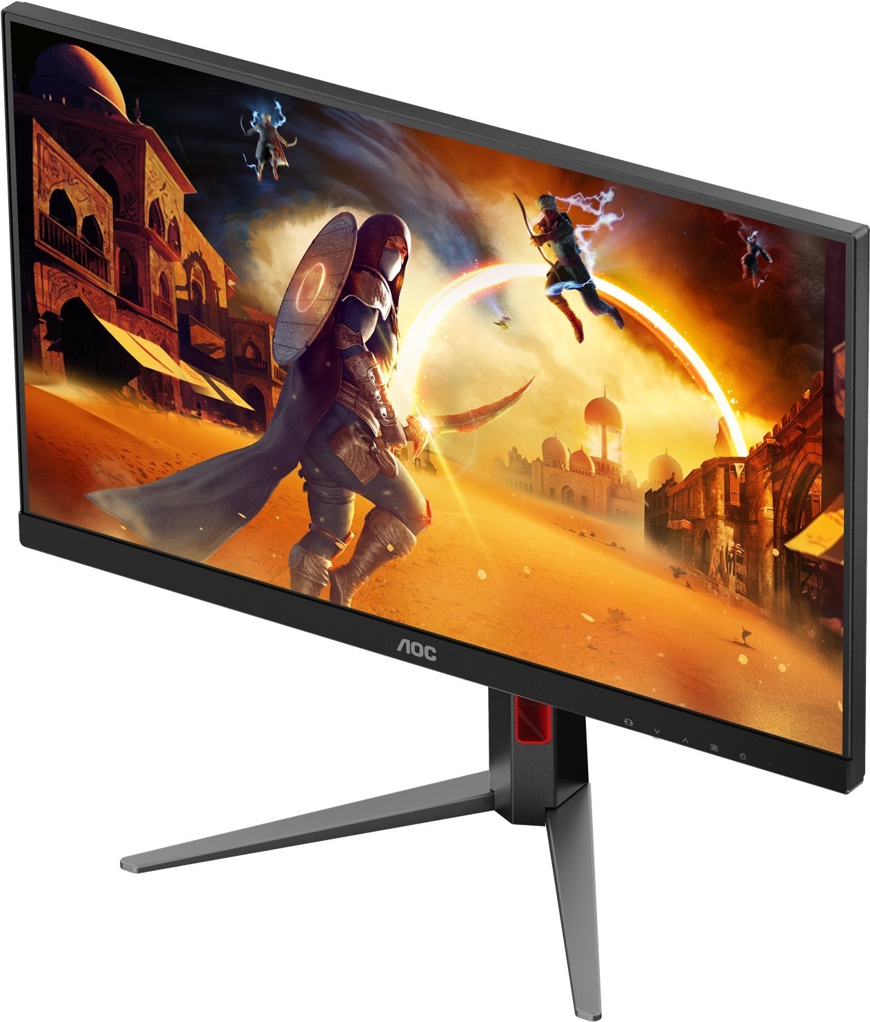 AOC 27G4HA, Gaming-Monitor - (68.6 cm (27 Zoll), schwarz (matt), FullHD, Fast-IPS, HDMI, DP, Lautsprecher, 200Hz Panel) [Energieklasse E] (27G4HA)
