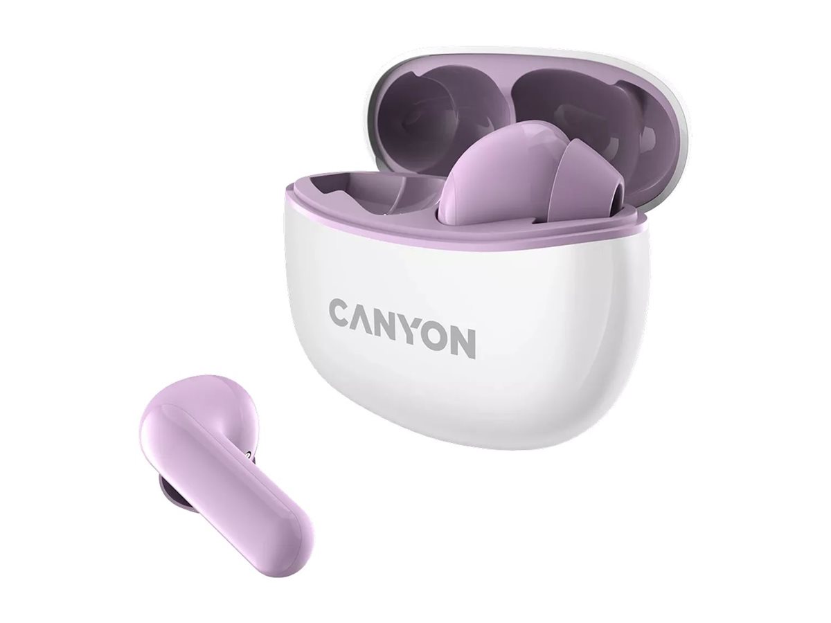 Canyon TWS-5 True Wireless In-Ear Kopfhörer Bluetooth Lila