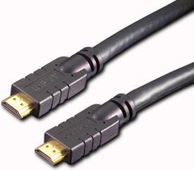 e+p HDMV 401/10. Kabellänge: 10 m, Anschluss 1: HDMI Type A (Standard), Steckverbinder 1 Geschlecht: Männlich, Anschluss 2: HDMI Type A (Standard), Steckverbinder 2 Geschlecht: Männlich, Beschichtung Verbindungsanschlüsse: Gold, 3D, Datenübertragungsrate: 0,1 Gbit/s, Audio Return Channel (ARC), Produktfarbe: Schwarz (073404)