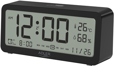 Adler Wecker AD 1195b Schwarz, Weckerfunktion (AD 1195B)