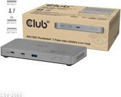 Club 3D Thunderbolt5 5-in-1 HUB> 3xThunderbolt/1xUSB Bu/Bu (CSV-2563)