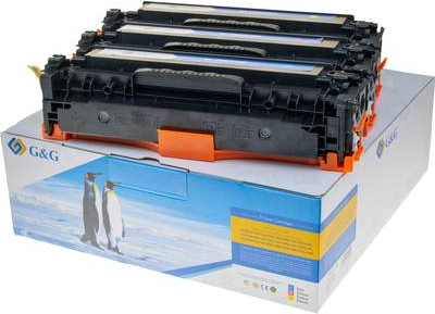 G + G Toner G&G HP HP125A/CF373AM Multipack comp. ye/cy/ma (14993)