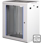 Wirewin 19\" Wandschrank, einteilig, Pro 3nd Generation, Flat-Pack, 600x450mm, hellgrau Schränke (WCAB PS3 600X450X6U FP)