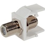 EFB-Elektronik Keystone Einbauadapter F-Verbinder, weiß Hersteller: EFB Elektronik (EB539)