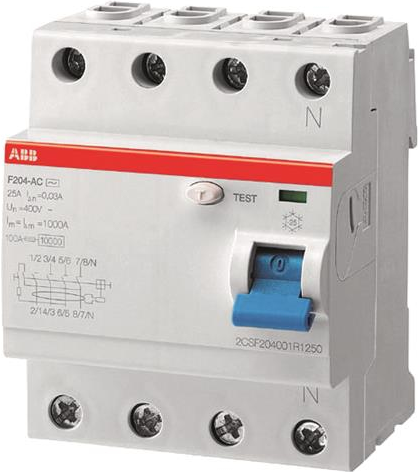 ABB STOTZ-KONTAKT ABB 2CSF204201R3400 Stromunterbrecher Residual-current device (2CSF204201R3400)