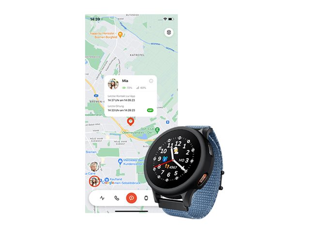Lupus Anio 6 Kinder-Smartwatch 4G GPS 1 GB RAM Blau