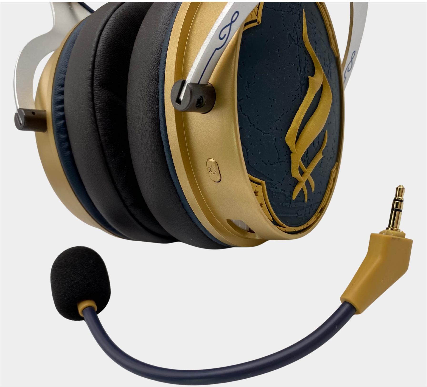 Lexip Hogwarts Legacy Ancient Magic Gaming-Headset ohrumschließend Bluetooth Gold