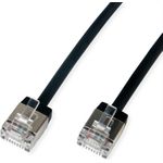 ROLINE U/FTP Patchkabel Kat.6A Ultra- kurzer RJ45 schwarz 1.5m (21.15.4564)