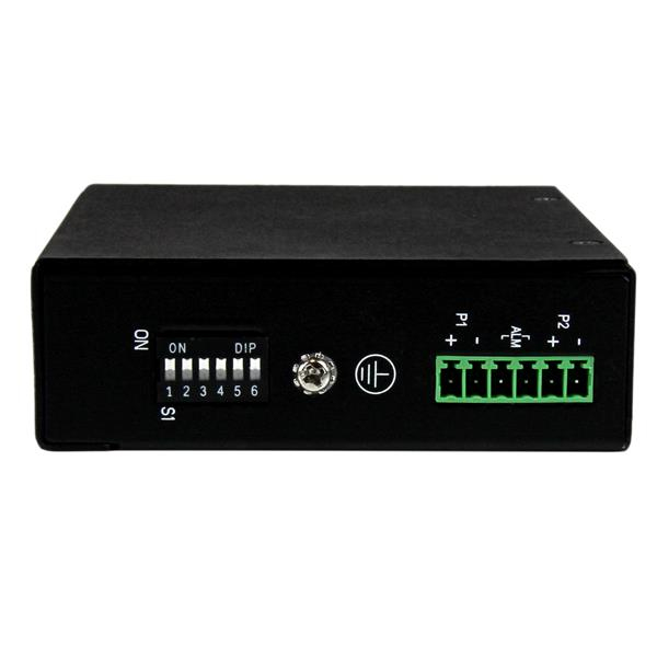 Startech IES51000 5 Port Unmanaged Industrial Gigabit Ethernet Switch Schwarz