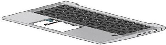 HP Top Cover W/Keyboard CP+PS BL (M51616-B31)