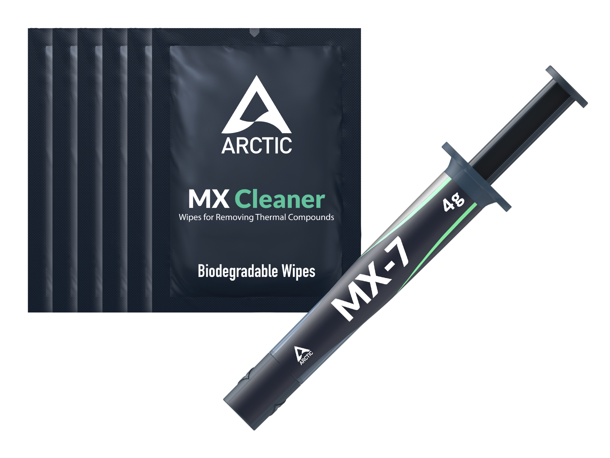 Arctic MX-7 Wärmeleitpaste 4 g Ultimate Performance mit 6x MX Cleaner Grau