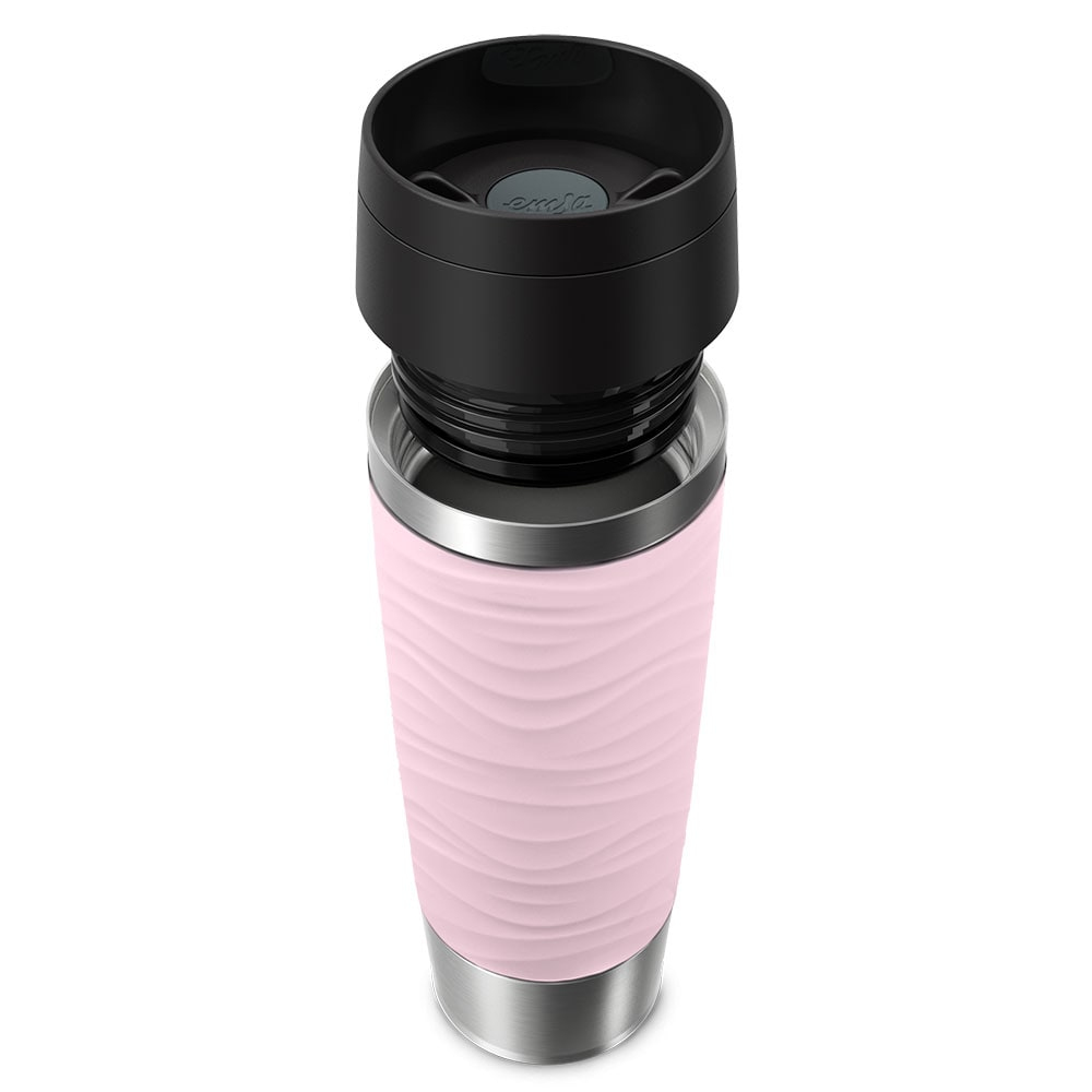 EMSA Travel Mug Wave Isolierbecher 500 ml pastellrosa