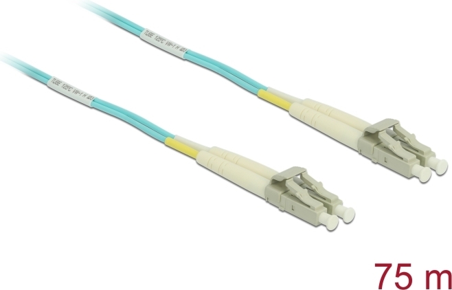 Delock Kabel Lichtwellenleiter LC Duplex Multimode OM3 75 m (80152)