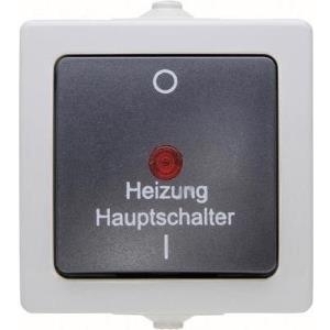 Kopp 565356002 Thermoplast Schwarz - Grau Lichtschalter (565356002)