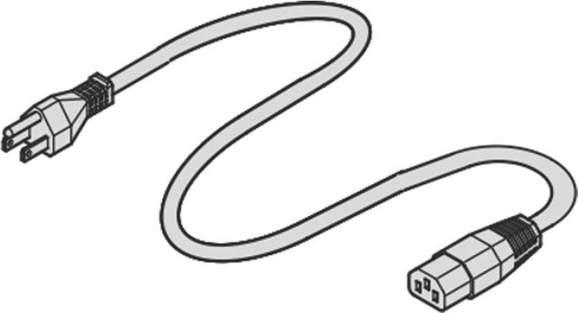 SCHROFF Netzanschlussleitung, USA - NETZANSCHL.KABEL USA 2,0MTR. (60103141)