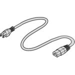 SCHROFF Netzanschlussleitung, USA - NETZANSCHL.KABEL USA 2,0MTR. (60103141)