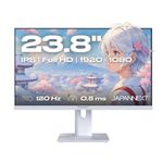 JAPANNEXT FHD Gaming Monitor 60,45 cm (23,8") 1920x1080 Pixel,IPS Panel, 0,5 ms, 120 Hz, AMD FreeSync, HDMI, VGA (JN-I238FHD120F-HSP-W)