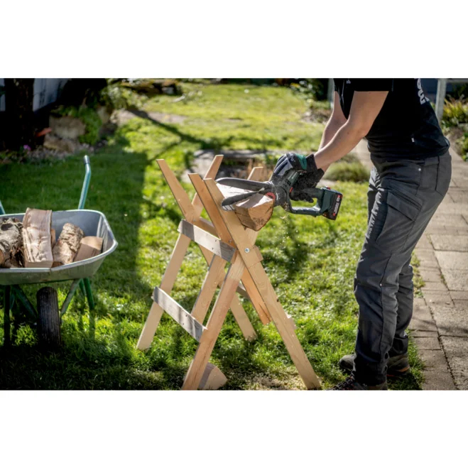 Metabo MS 18 LTX 15 Gehölzsäge 18 V 150 mm Schwarz, Grün, Rot