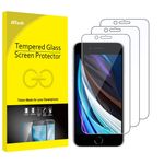 JETech Schutzfolie fur iPhone SE 3/2 (Modell 2022/2020) 4.7 Zoll, Folie Displayschutzfolie, 3 Stück (0807-)