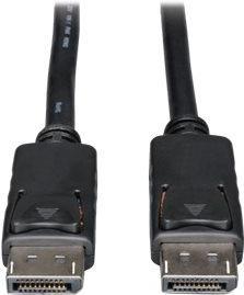 EATON TRIPPLITE DisplayPort Cable with Latches 4K 60Hz M/M 15ft. 4.57m (P580-015)