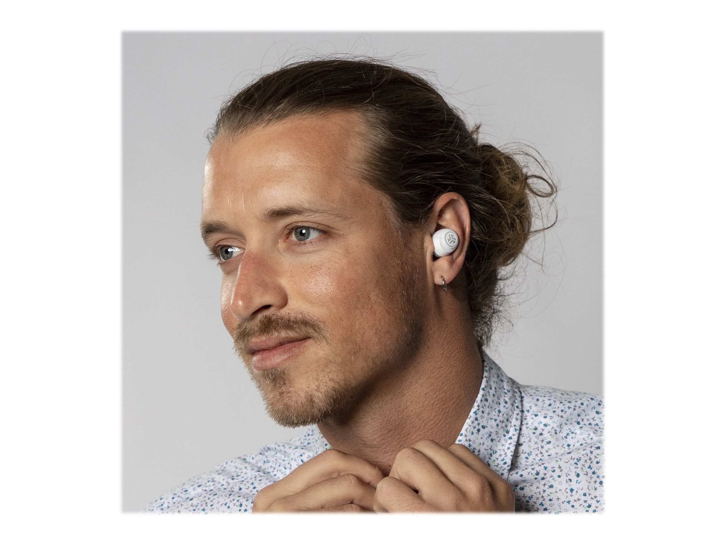 JLab Audio Go Air True Wireless Earbuds Grau, Weiß