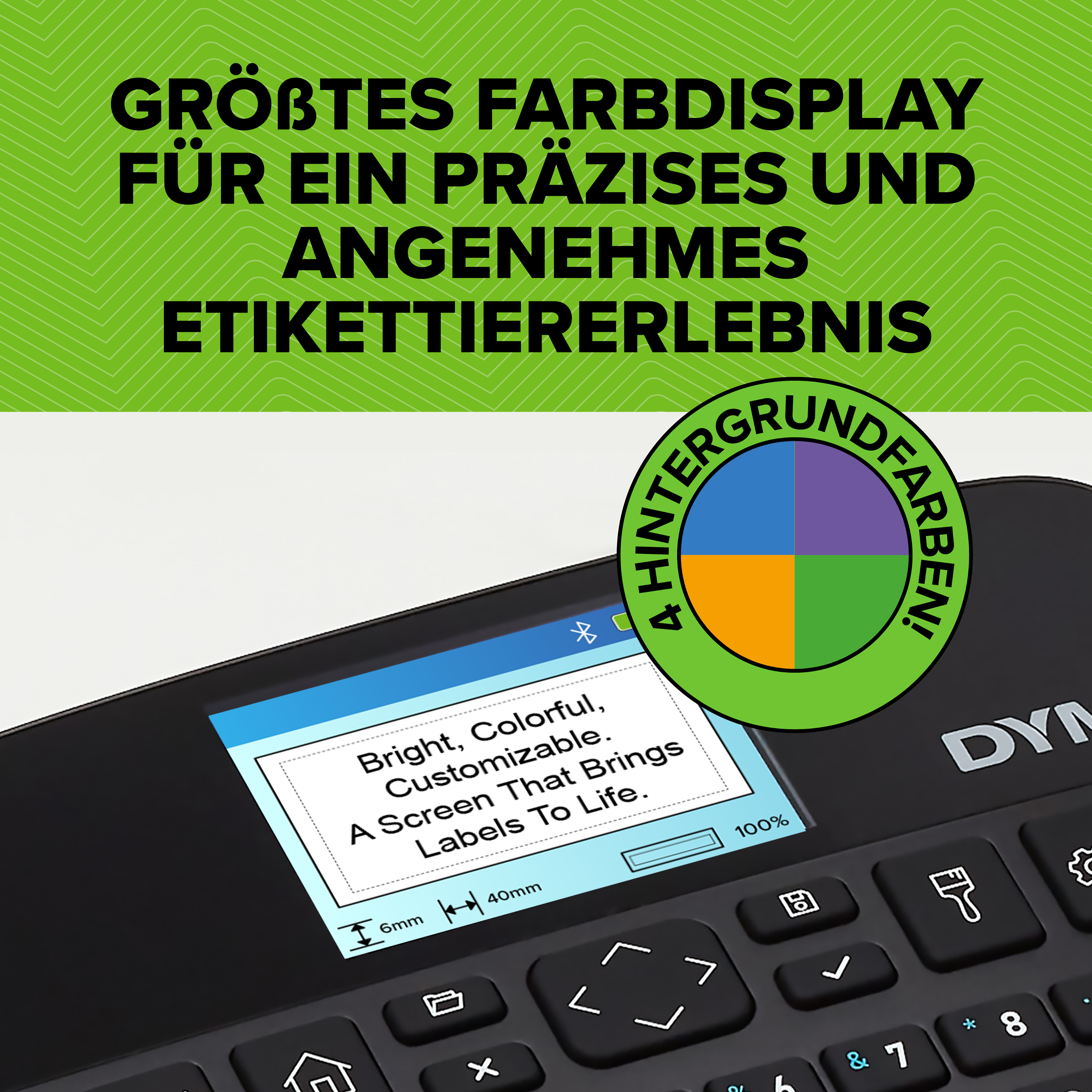 DYMO LabelManager 640CB Etikettendrucker Thermotransfer 12 mm/s QWERTZ Schwarz