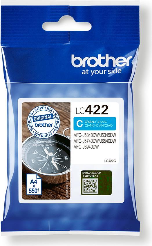 Brother LC422C Cyan (LC422C)