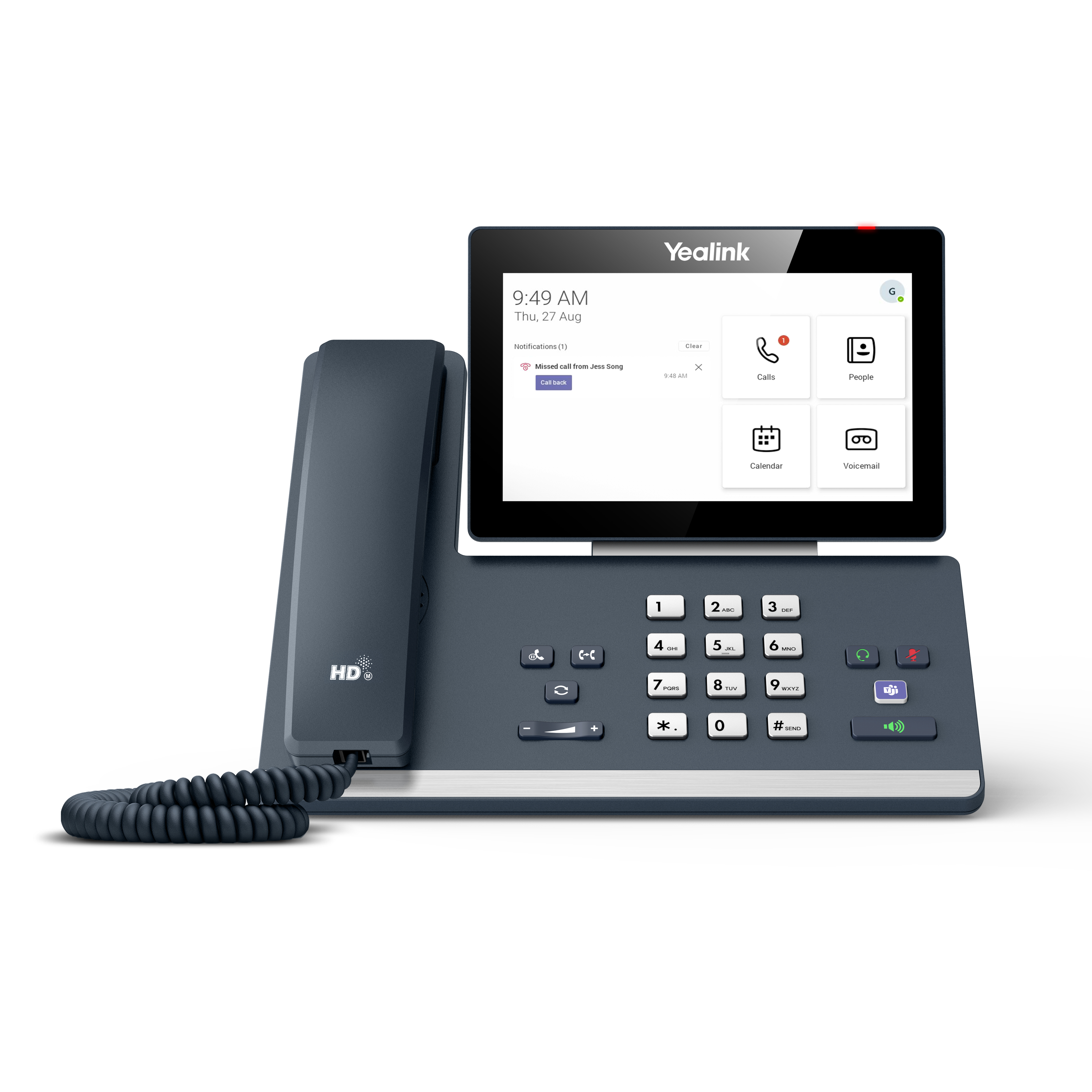 Yealink BH70 Dual with Stand Teams USB-C/A