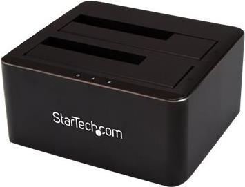 StarTech.com SATA Festplatten Dockingstation für 2x 2,5/3,5 SATA SSDs/HDDs (SDOCK2U33V)