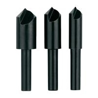 Bosch Accessories 2609255124 Kegelsenker-Set 3teilig 8 mm, 10 mm, 12 mm Werkzeugstahl Zylinderschaft 1 Set