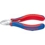 Knipex 76 12 125 Elektronik- u. Feinmechanik Seitenschneider mit Facette 125 mm