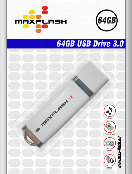 MAXFLASH USB-Flash-Laufwerk (PD64G3M-R)