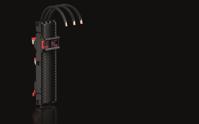 Rittal Geräteadapter 65 A AWG RX 93607606 3-polig B:54 mm 1=4 (9360760)