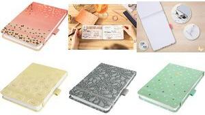 sigel Notizblock Jolie Beauty "Enchanted Clouds", DIN A6+ 110 x 158 mm, Dot-Lineatur, 100 g/qm weißes Papier, Hard - 1 Stück (JN360)