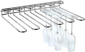 APS Gläserschiene, Metall verchromt bietet Platz für 20 Gläser, für die Wand- und - 1 Stück (93400)