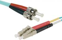 exertis Connect LWL Patchkabel HD, 50/125 µm, OM3-Faser, LC Duplex Stecker/ST Duplex Stecker, aqua, 20,0 m UPC UPC-Schliff - Standard: IEC 61754 / 61755 ? ISO 11801- Einfügedämpfung: = 25 dB- HD (High Density) = hohe Packungsdichte- Durchme (392738)