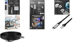 DIGITUS USB 3.2.RJ45 Ethernet Kabel s/FTP (AK-300601-150-S)