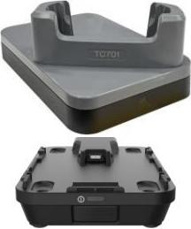 ZEBRA Ethernet ShareCradle to charge one TC701 device. Sold Separately, USB-C Cable (CBL-EC5X-USBC3A-01), Country-specific 45W Power Supply Adaptor. (CRD-TC7A-1SE)